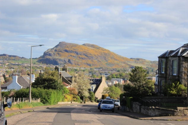 Arthur's seat view outside our place